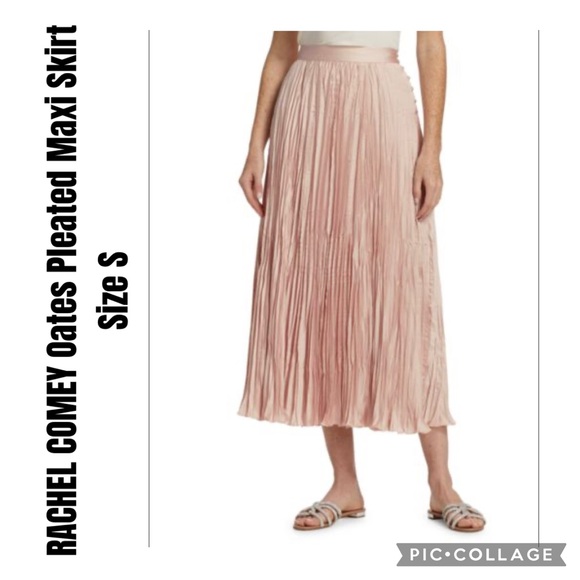 RACHEL COMEY Oates Pleated Maxi Skirt Size S - Picture 1 of 15